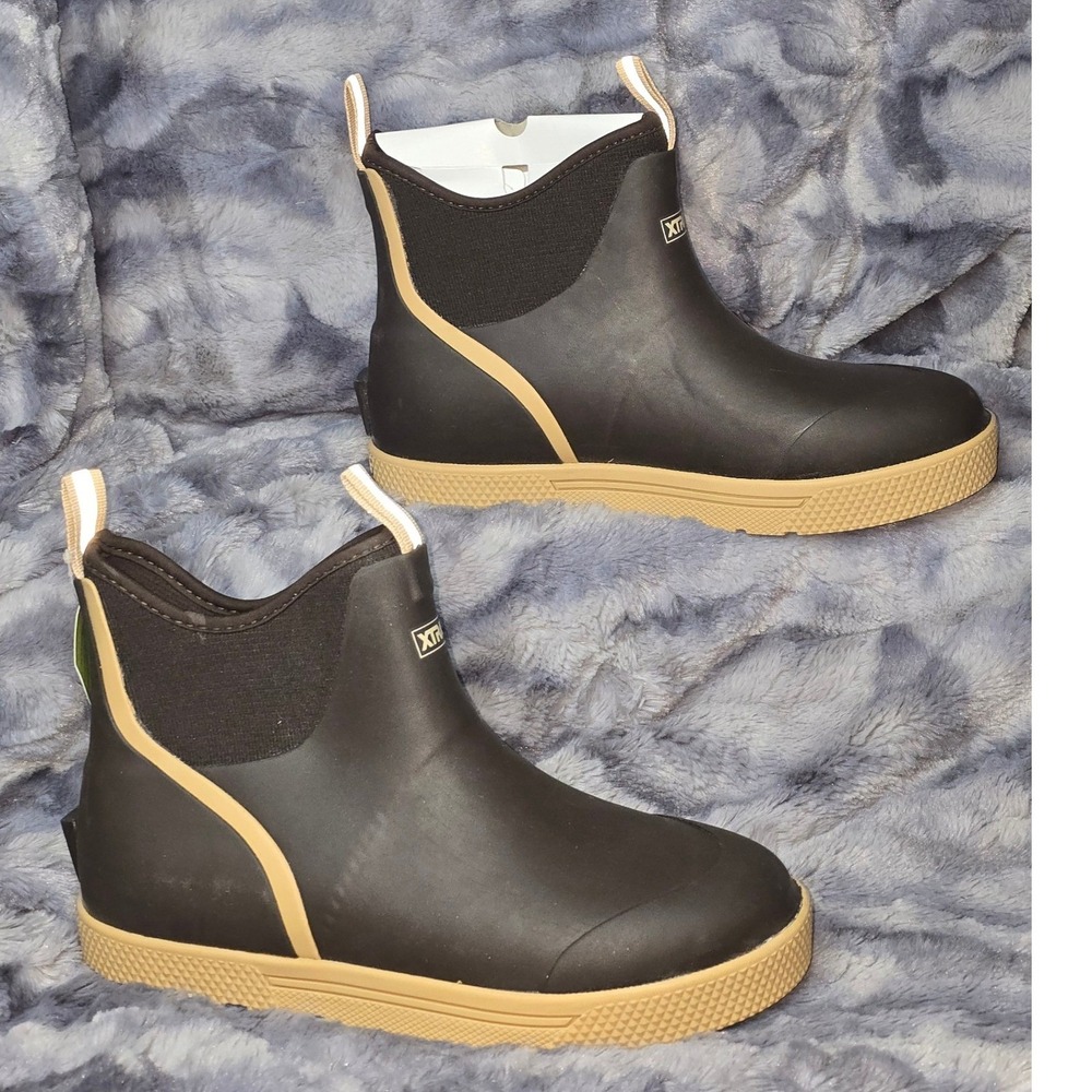 NWT Xtratuf Ankle Deck Boot Brown Tan Waterproof Mens 11